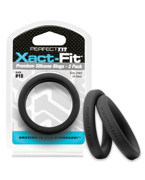 PERFECT FIT XACT-FIT #18 2 PK BLACK - Click Image to Close