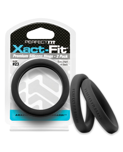 PERFECT FIT XACT-FIT #23 2 PK BLACK - Click Image to Close