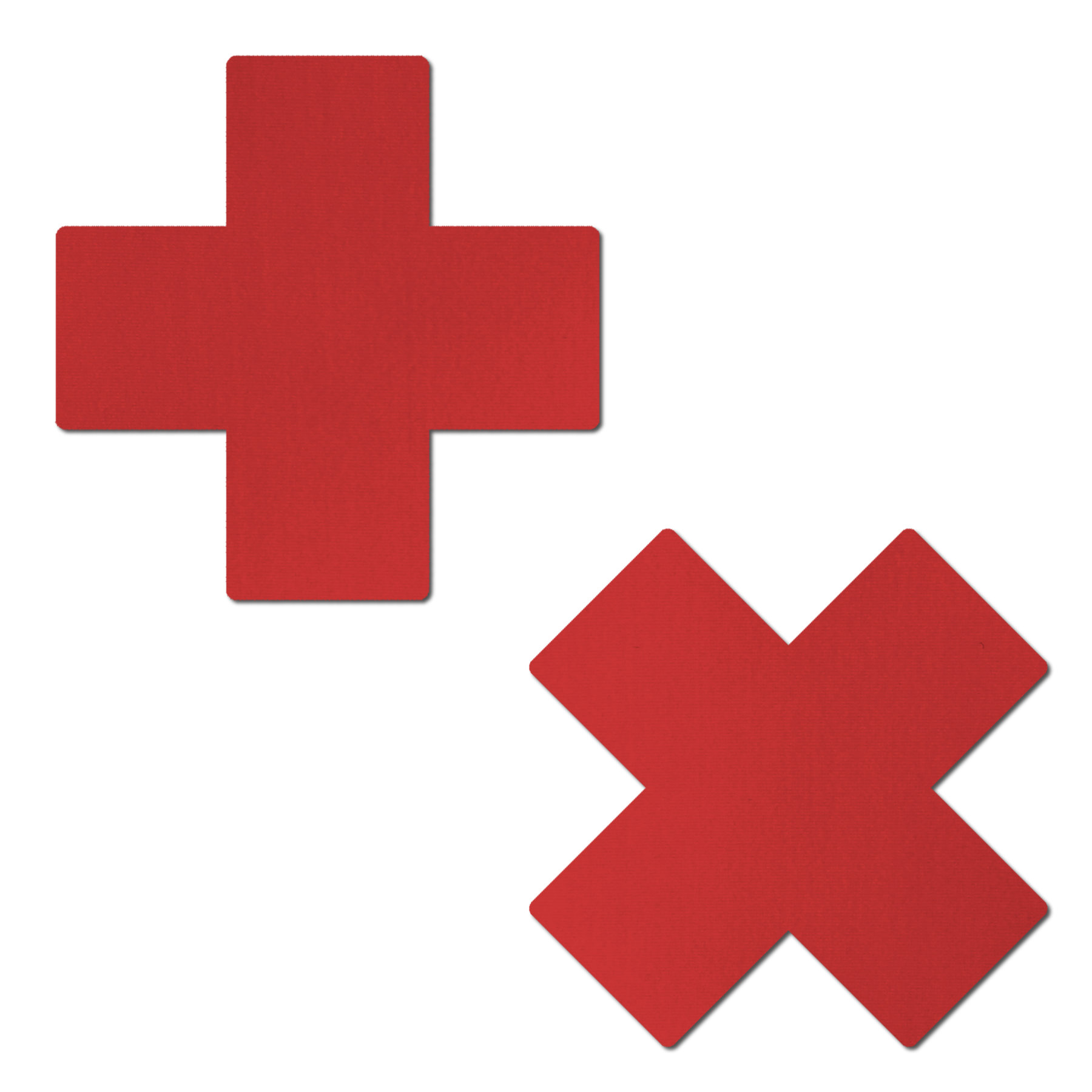 PASTEASE PLUS X FAUX LATEX RED CROSSES - Click Image to Close