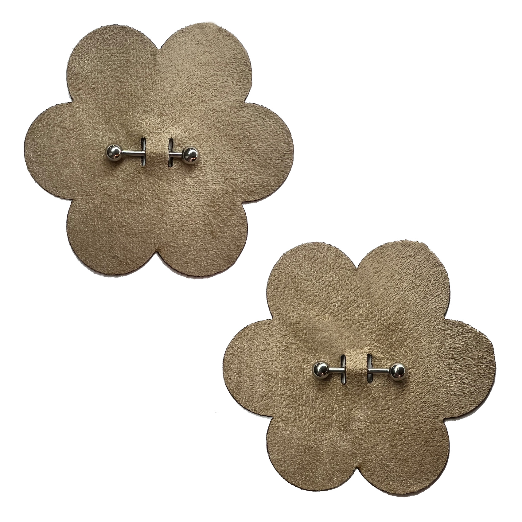 PASTEASE NUDE FLOWER W/ BARBELL PIERCING - Click Image to Close