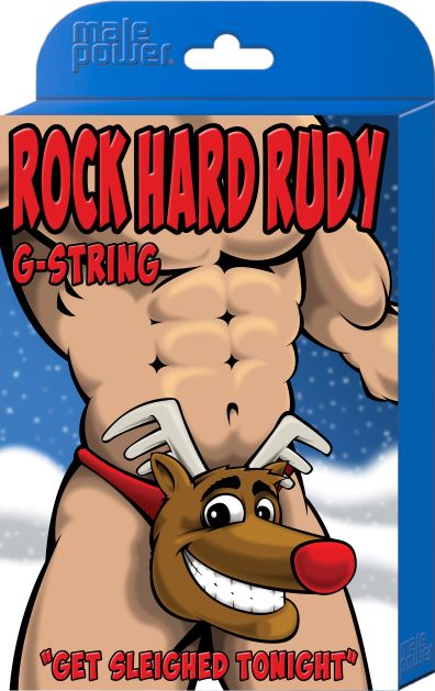 NOVELTY ROCK HARD RUDY G-STRING O/S - Click Image to Close