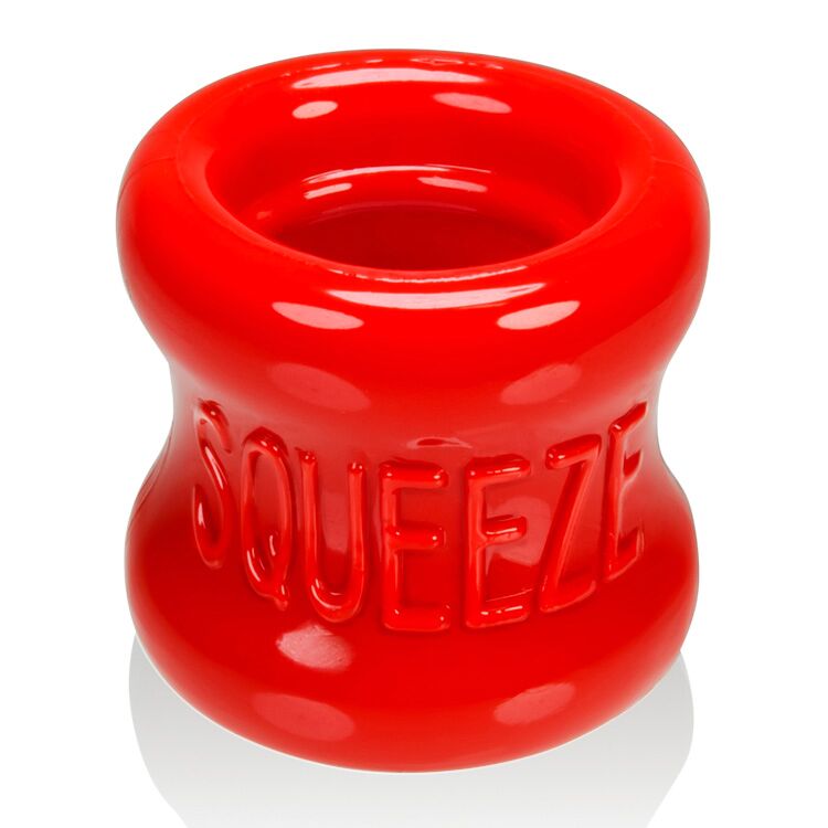 SQUEEZE BALL STRETCHER OXBALLS RED (NET) - Click Image to Close