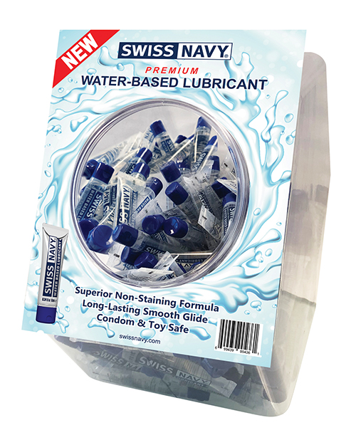SWISS NAVY WATER BASED 100CT DISPLAY 10 ML - Click Image to Close