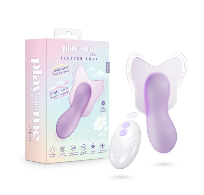 PLAY WITH ME FLUTTER LOVE LOVE SILICONE VIBRATOR