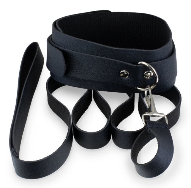 KINK CURIOUS BEGINNER BDSM KIT BLACK