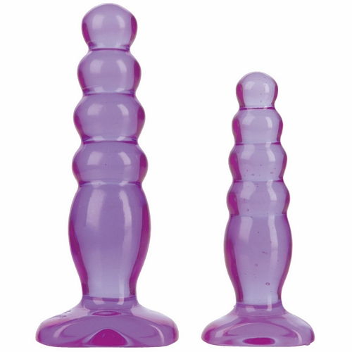 CRYSTAL JELLIES ANAL TRAINER KIT PURPLE