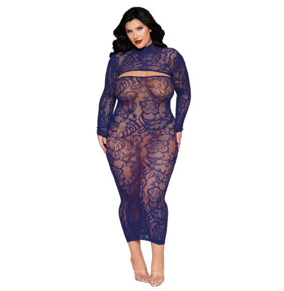 BODYSTOCKING GOWN & SHRUG ECLIPSE Q/S