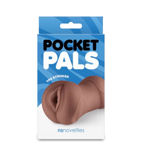 POCKET PALS VAGINA STROKER BROWN