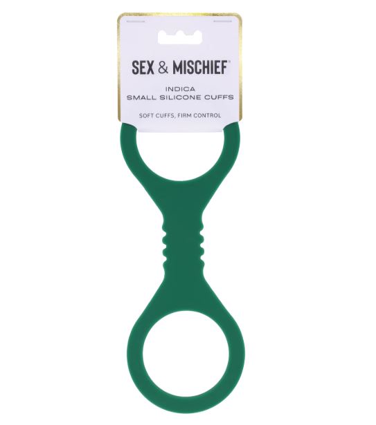 SEX & MISCHIEF INDICA SMALL SILICONE CUFFS SEX & MISCHIEF INDICA SMALL SILICONE CUFFS