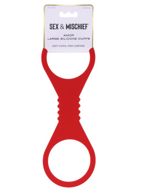 SEX & MISCHIEF AMOR LARGE SILICONE CUFFS SEX & MISCHIEF AMOR LARGE SILICONE CUFFS