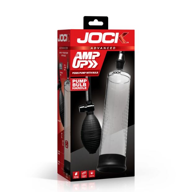 JOCK ADVANCED AMP UP PENIS PUMP W/BULB