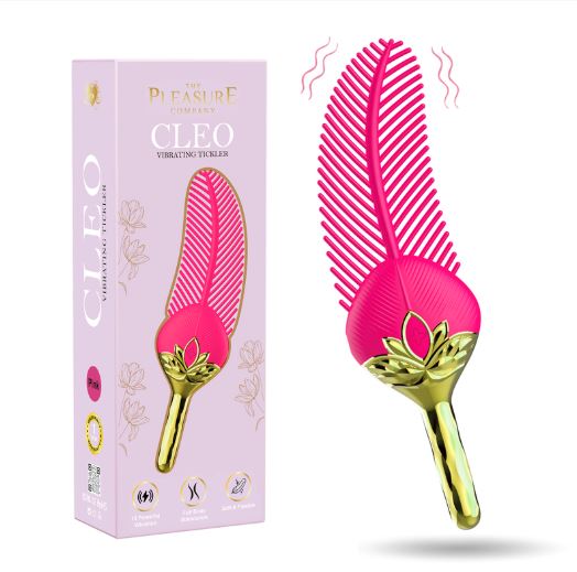 CLEO FEATHER TICKLER PINK