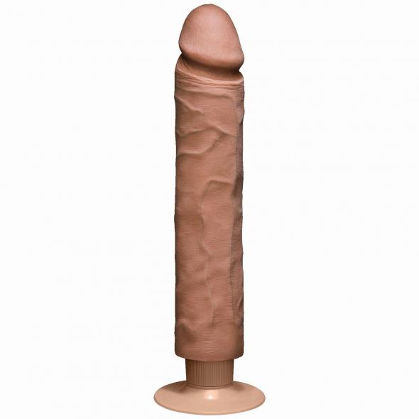 REALISTIC COCK 10 VIB. BROWN "