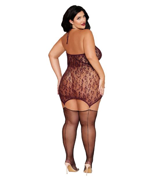 GARTER SLIP CHERRY LACQUER Q/S