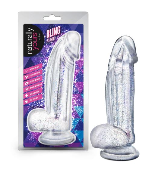 NATURALLY YOURS BLING 7.5IN' SPARKLING CLEAR