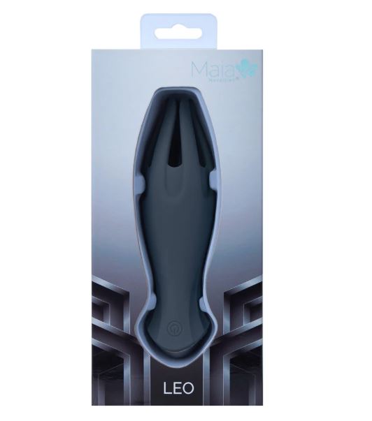 LEO GREY SILICONE TICKLING VIBRATOR
