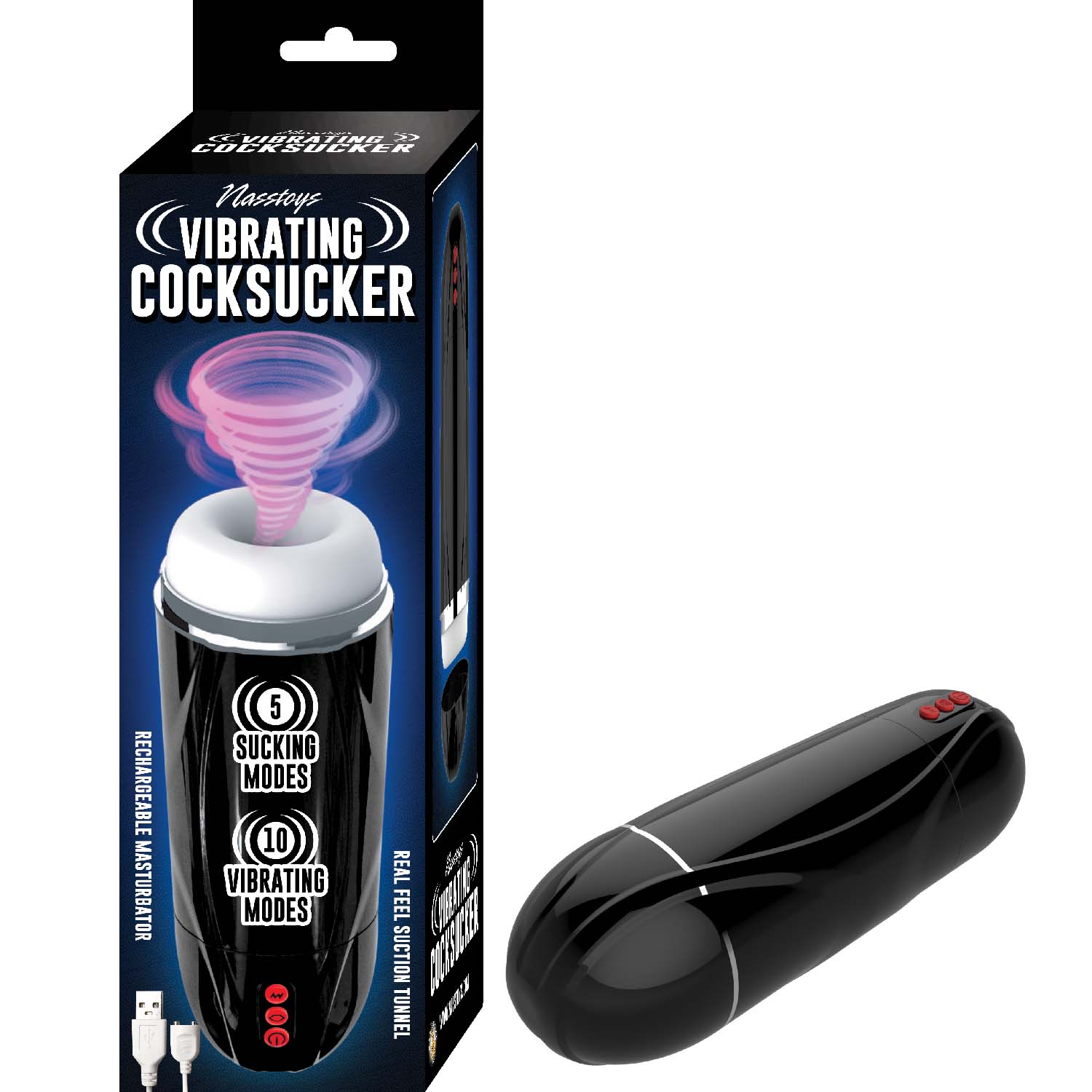 VIBRATING COCKSUCKER BLACK