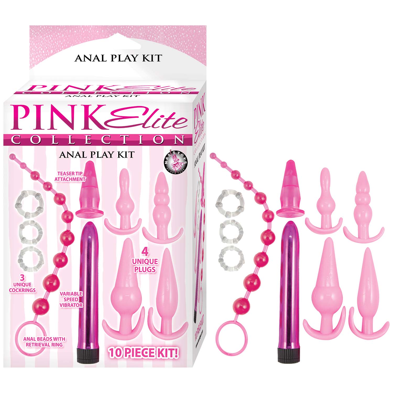 PINK ELITE COLLECTION ANAL PLAY KIT - PINK