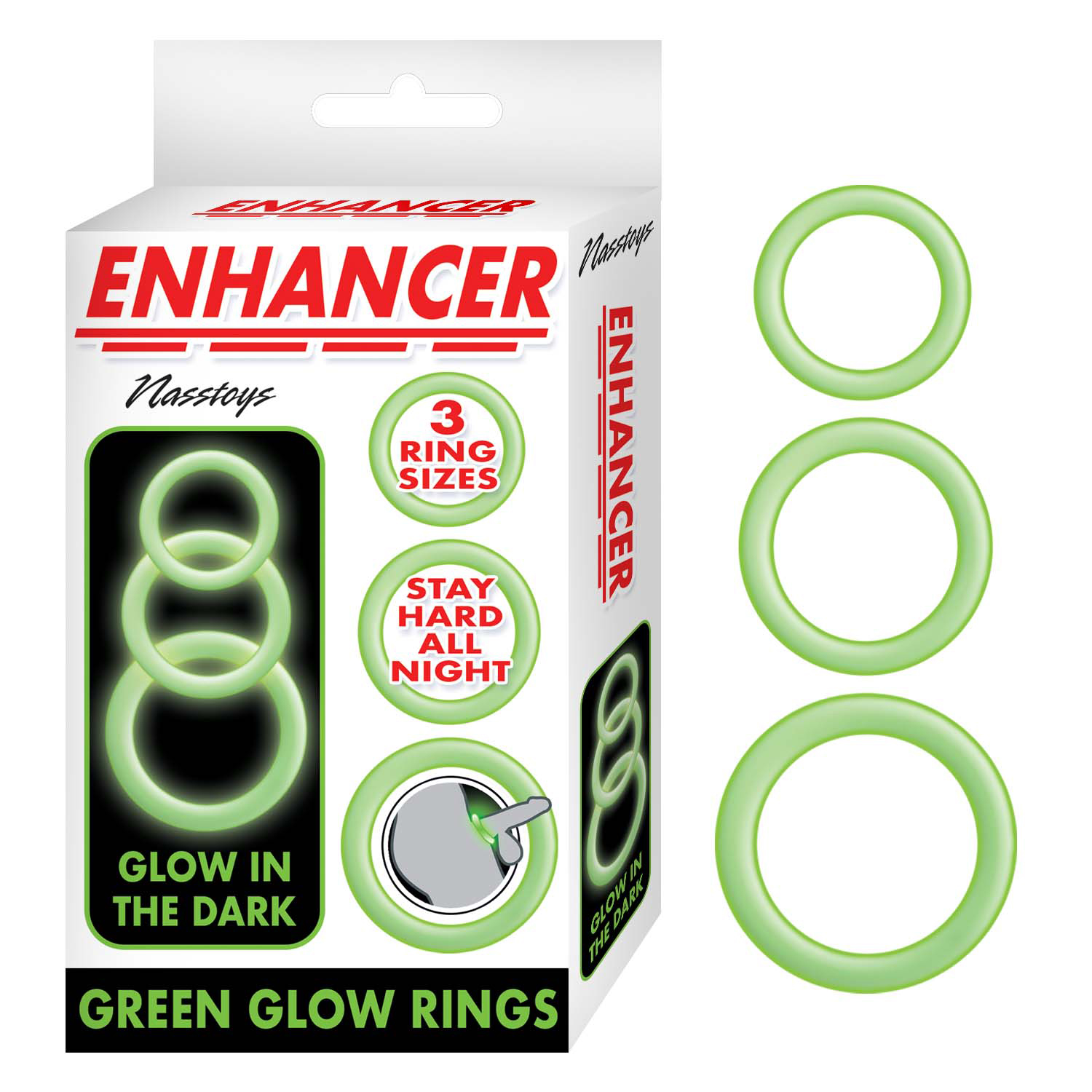 ENHANCER GREEN GLOW RINGS