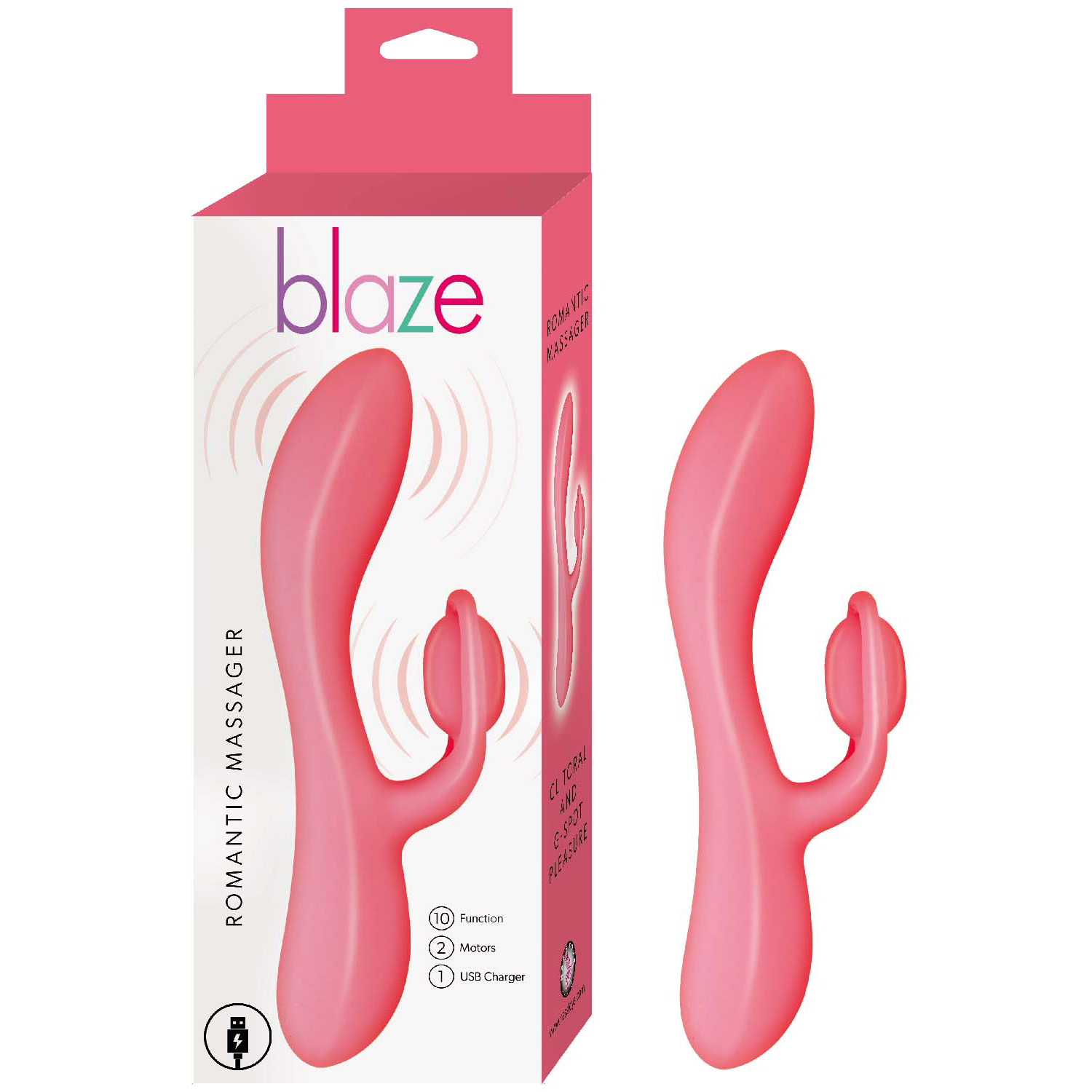 BLAZE ROMANTIC MASSAGER RED