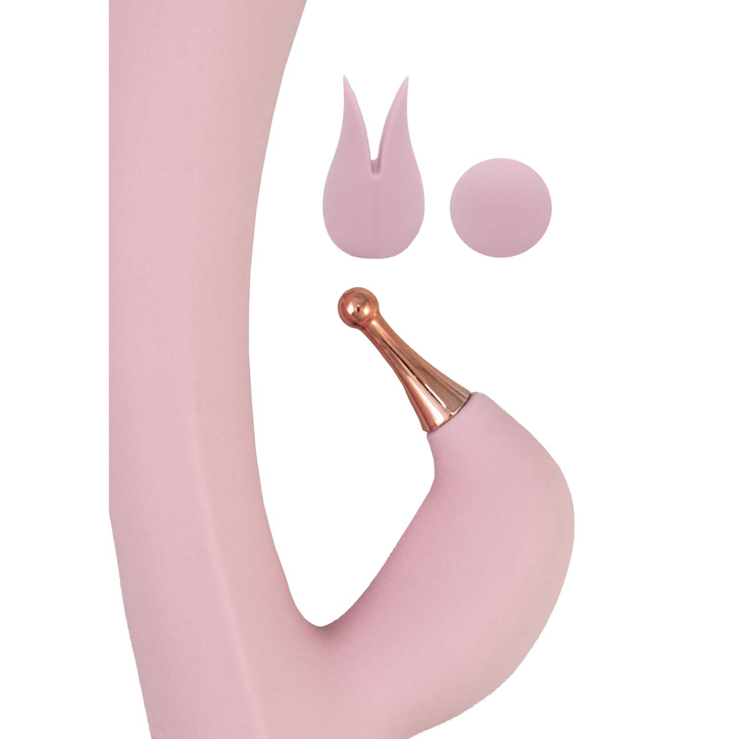 GODDESS TRI-TIP PERSONAL MASSAGER - PINK