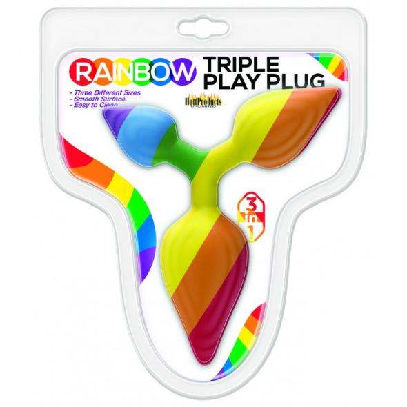 (WD) RAINBOW TRIPLE PLAY BUTT