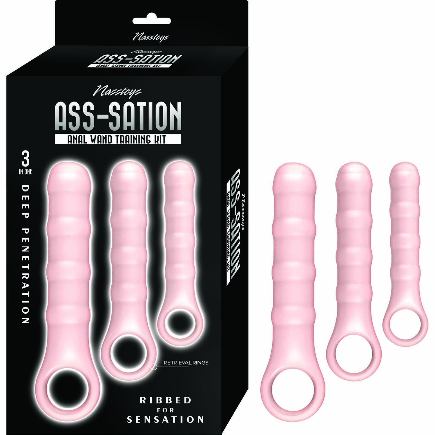 ASS-NATION ANAL WAND TRAINING KIT WHITE