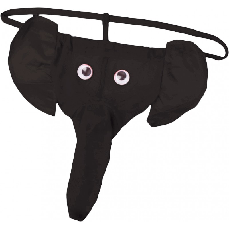 ELEPHANT THONG BLACK