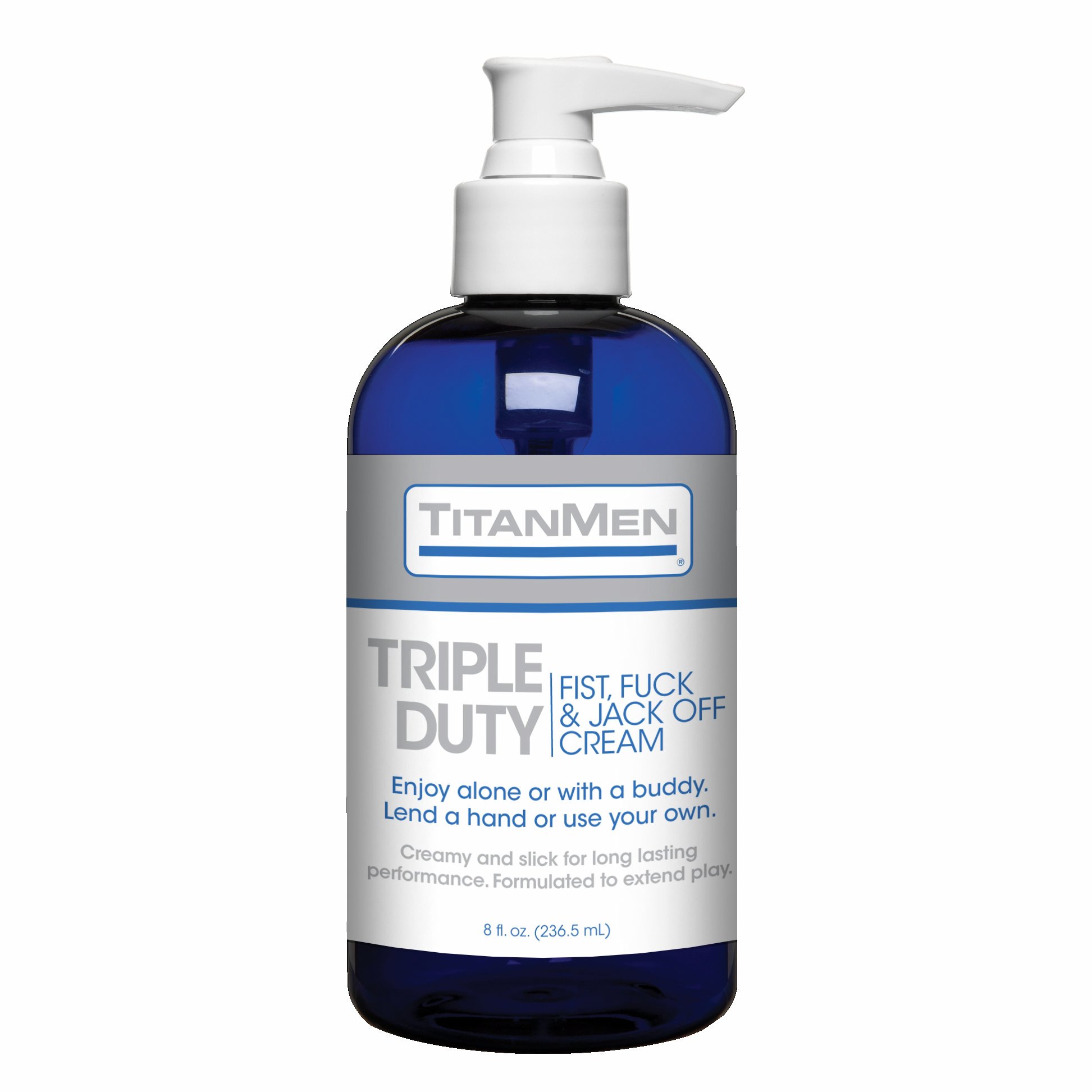 TITANMEN TRIPLE DUTY FIST FUCK & JACK OFF CRM 8 OZ (BU)