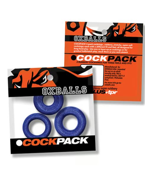 COCKPACK 3 PACK BLUE FIRE
