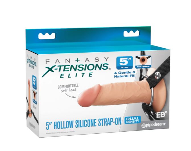 FANTASY X-TENSIONS ELITE 5IN HOLLOW STRAP-ON LIGHT