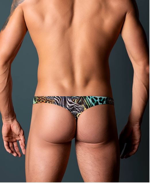 GO WILD! THONG W/RINGS S/M