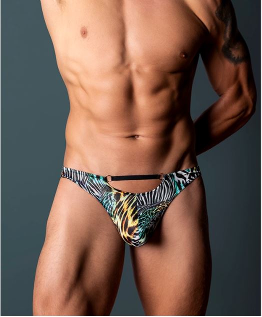 GO WILD! THONG W/RINGS L/XL