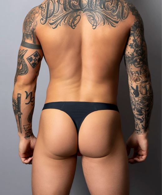 HOT MESH BONG THONG BLACK L/XL