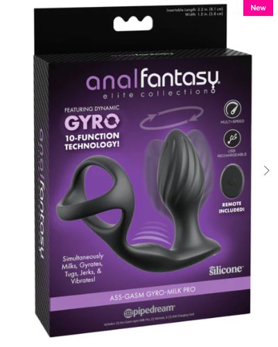 ANAL FANTASY ELITE ASS-GASM GYRO-MILK PRO BLACK
