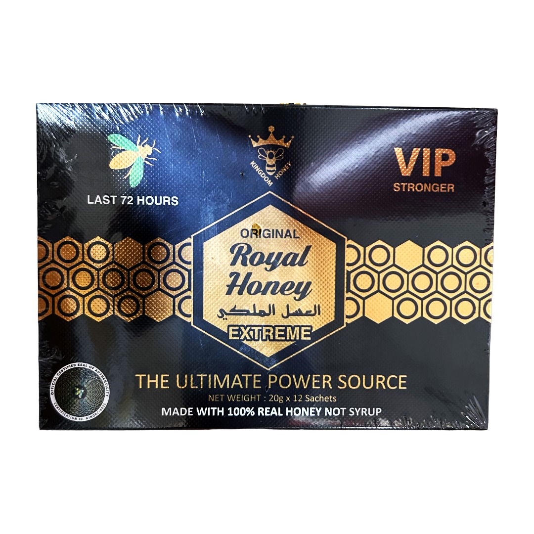 ROYAL HONEY BLACK EXTREME 12PC DISPLAY (NET) ROYAL HONEY BLACK EXTREME 12PC DISPLAY (NET)