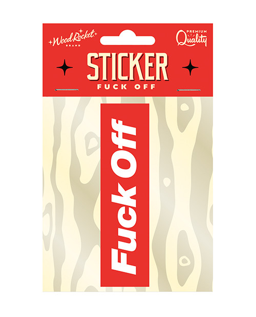 FUCK OFF STICKER (NET)