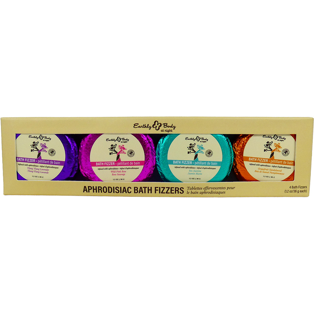 EARTHLY BODY AT NIGHT BATH FIZZER APHRODISIAC SET