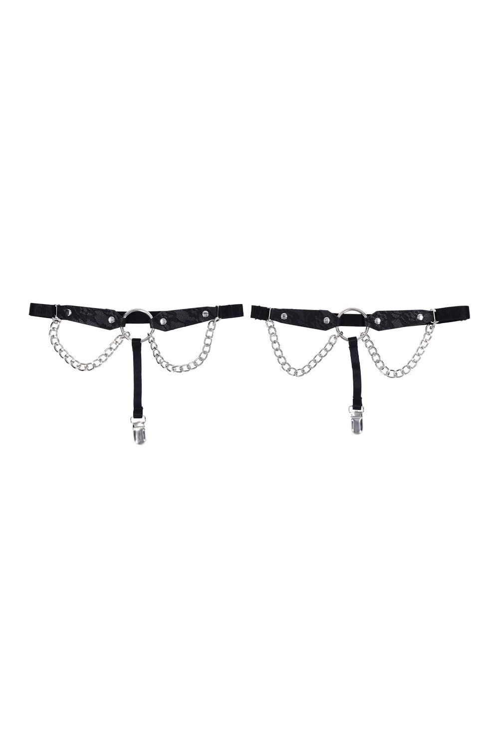 LACE CHAIN LACE GARTERS