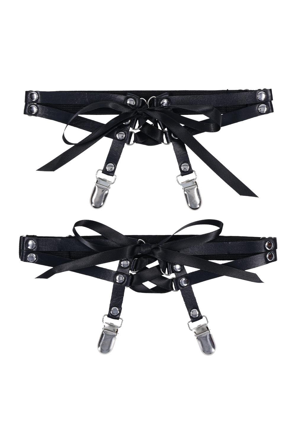 LACE LACED UP GARTERS