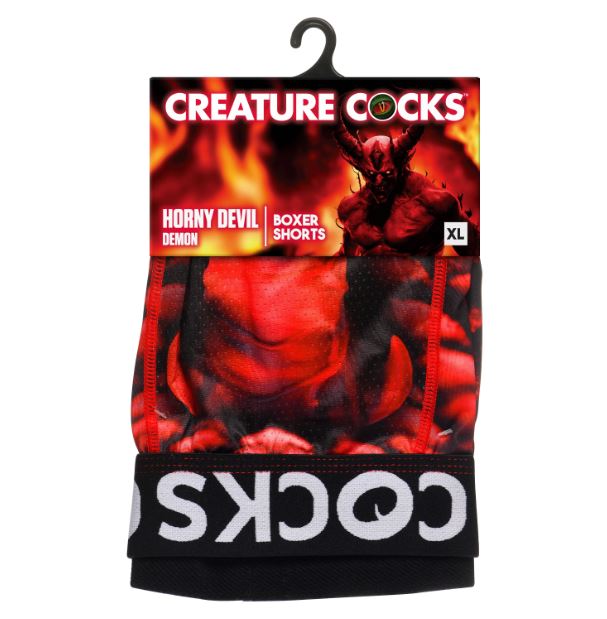 CREATURE COCKS UNDERWEAR HORNY DEVIL X-LARGE