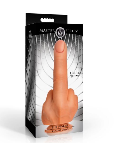 MASTER SERIES THE FINGER SILICONE DILDO