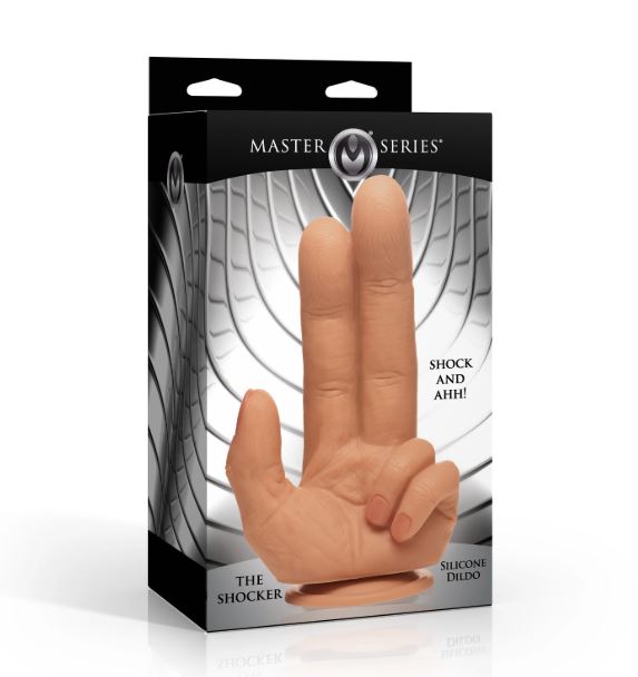 MASTER SERIES THE SHOCKER SILICONE DILDO