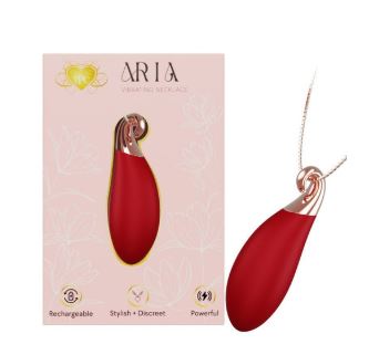 ARIA VIBRATING NECKLACE RED