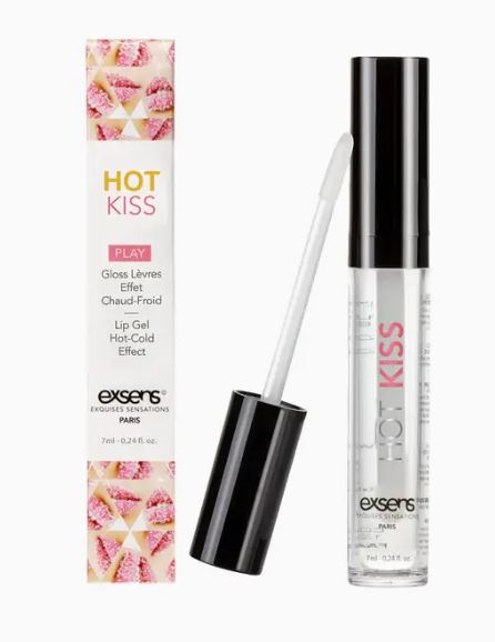 EXSENS HOT KISS STRAWBERRY POS LIP GLOSS 14PCS + TESTER