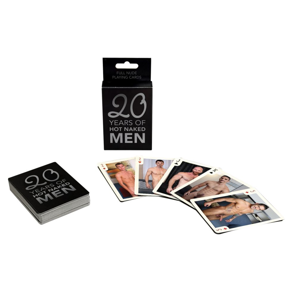 20 YEARS OF HOT NAKED MEN PLAYING CARDS