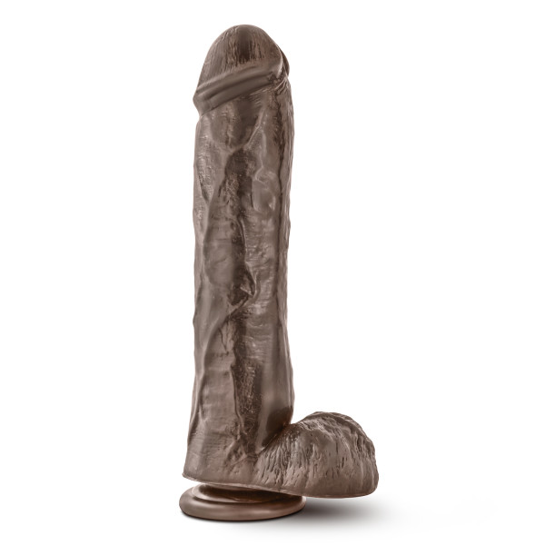 EDEN CRAZY THICK 11.5IN COCK CHOCOLATE (BULK)