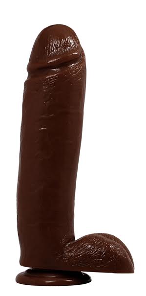 EDEN CRAZY THICK 10IN COCK BROWN (BULK)
