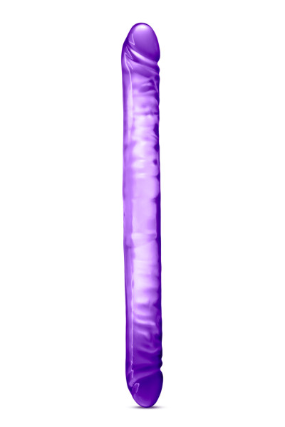 B YOURS 18 DOUBLE DILDO PURPLE " - Click Image to Close
