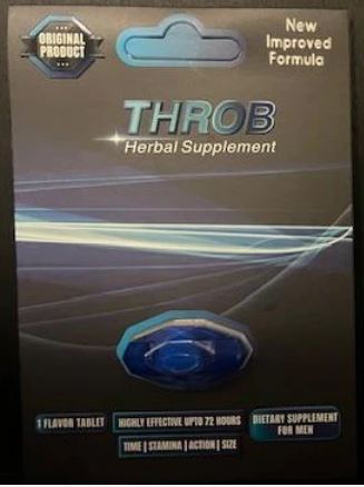 THROB HERBAL SUPPLEMENT EACHES (NET)